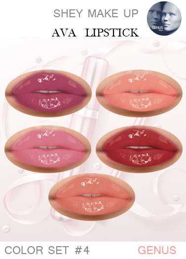 Shey-Genus-Ava Lipsticks-Set 4