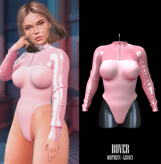 RUVER-Jacket&Bodysuit :: Toy-Peach(M\L)