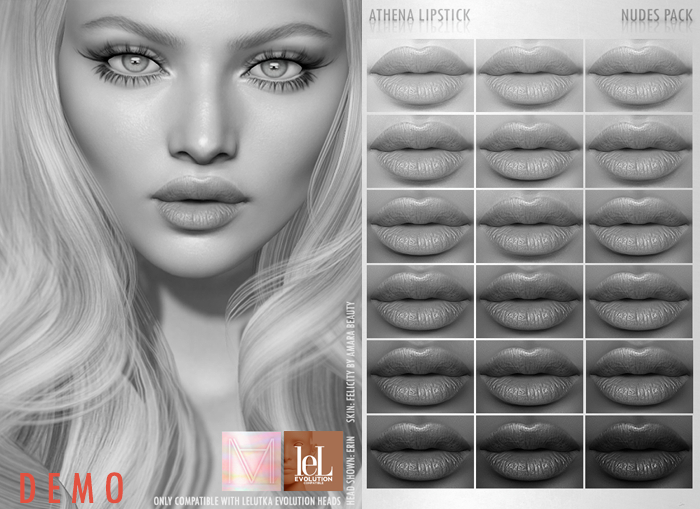 M I A R Y - Athena HD Lips (Lelutka Evolution) DEMO