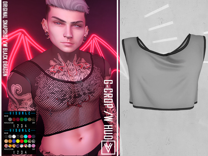 [ xVx ]G-CROP BASIC - GRAY