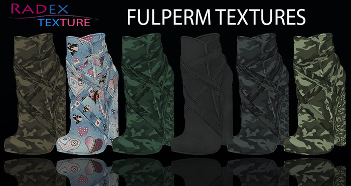 RADEX FULPERM TEXTURES byCrash Full perm mesh-Ankle boots