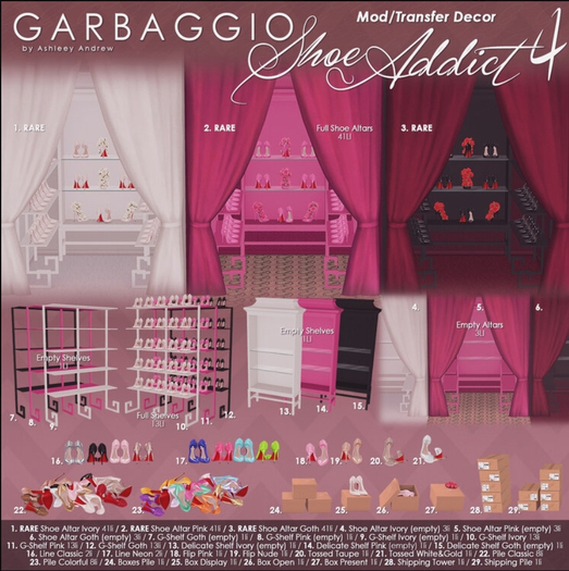 Garbaggio // Shoe Altar - Pink- RARE