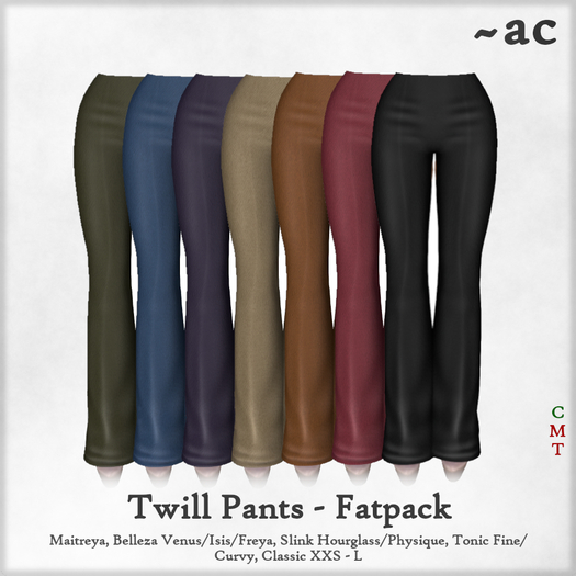 ~AC Twill Pants *FATPACK*