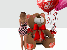 [AE] Gift Shop - Mega Giant Vday Teddy with Balloons