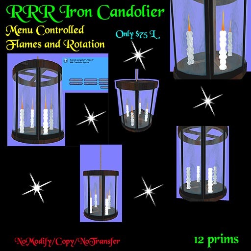 RRR Iron Candolier 2011 boxed