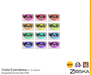 Ouida eyemakeup colourchart