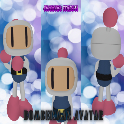 BOMBERMAN AVATAR ROBOT MESH COMPLETE
