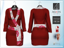*AGATA* Mayu dress / wine