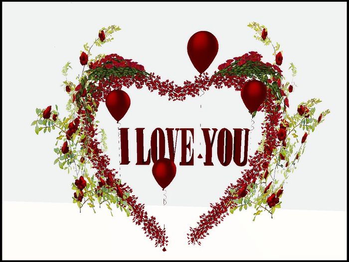 [AE] Gift Store- ILU Large Heart Flower Decor