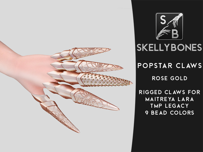 Skellybones -- Popstar Claws Rose Gold for Maitreya Lara and Legacy