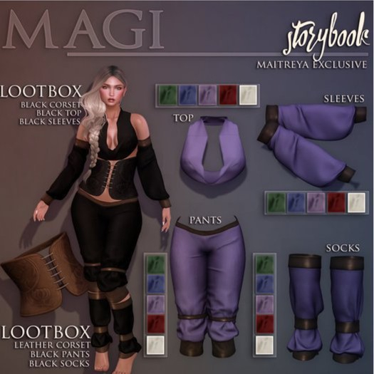 Storybook - Magi - Pants - Blue