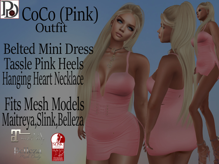 !PD-CoCo Pink Outfit