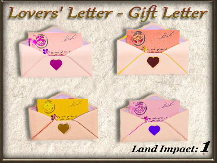 Lovers' Letter - Gift Letter  Set (1 Li) Full Perm