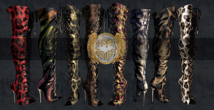 [HS] Goddess Boots  [Leopard Love Set]