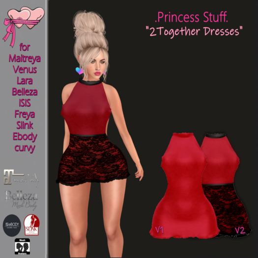 .Princess Stuff. [2Together] Dress *Red & Lace*_addme