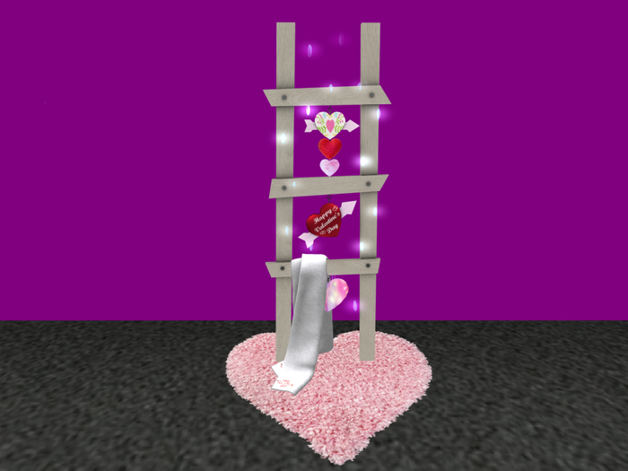Valentine Decor Ladder