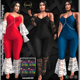 [LRS] Senna Jumpsuit Lace Pack ( 9 mesh size )