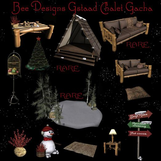 .:Bee Designs:.Gstaad Chalet RARE