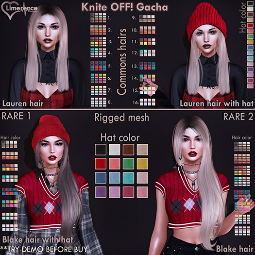 #7{Limerence} Lauren hair-Set7