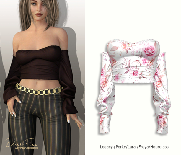 DarkFire Emma Top-#Print05