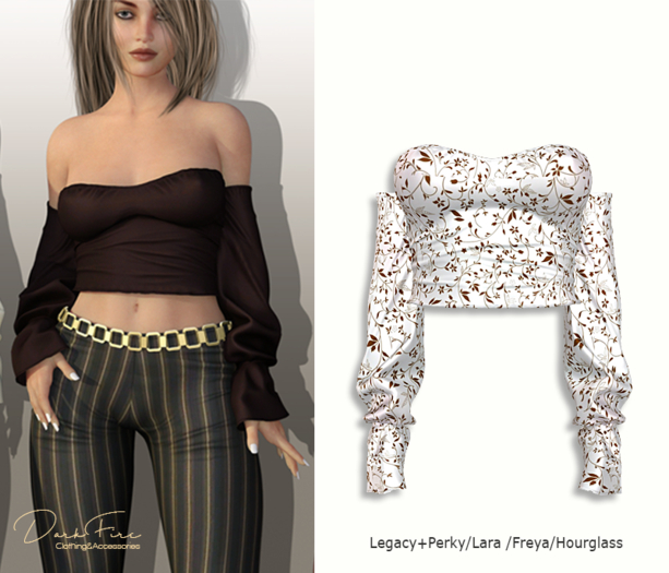 DarkFire Emma Top-#Print08