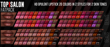 TOP1SALON - HD OPULENT LIPSTICK (Genus) FATPACK