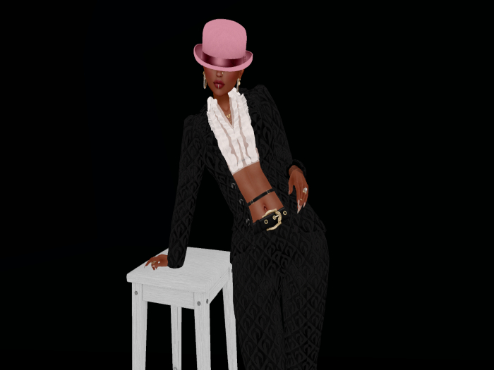 jinnilli'M Ladies Pink Bowler Hat-Add Me!