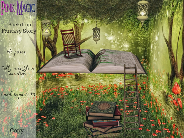 Pink Magic : Bacdrop Fantasy Story