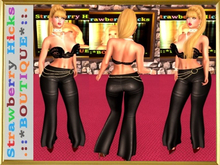 Strawberry Pants#01-Black