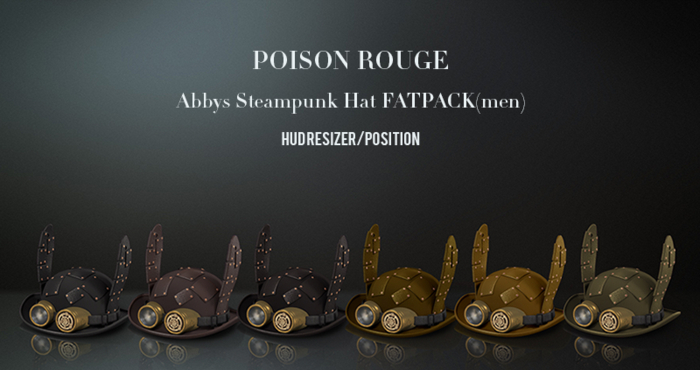 POISON ROUGE Abbys Steampunk FATPACK (men)