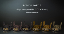 POISON ROUGE Abbys Steampunk FATPACK (men)