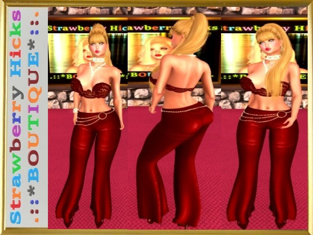 Strawberry Pants#01-Red