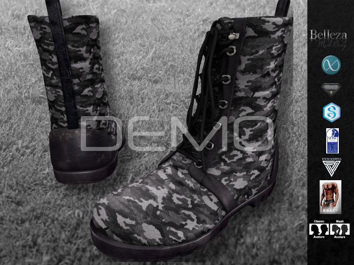 B.o.E - DEMO - Luke Camo Boots  (box)