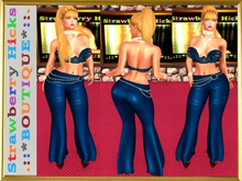 Strawberry Pants#01-Blue
