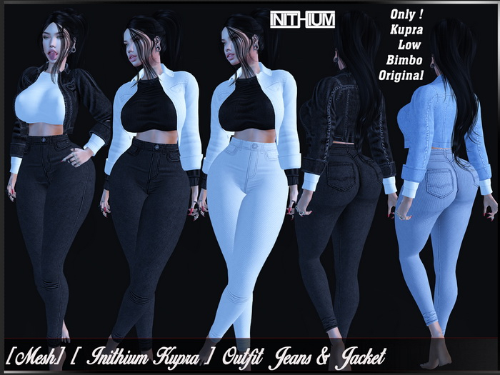 [ Mesh ] [ Inithium Kupra ] Outfit Jeans & Jacket