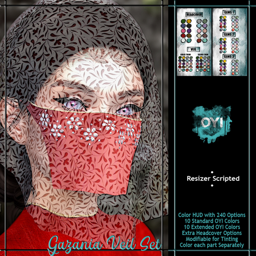 OYI - Gazania Veil Set