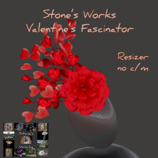 Valentines Fascinator Stone's Works v4