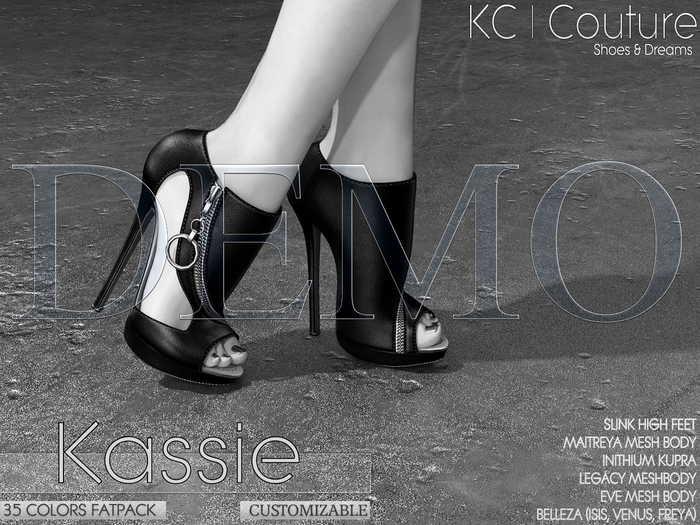 *DEMO* -KC- KASSIE HEELS / MAITREYA LEGACY KUPRA SLINK BELLEZA
