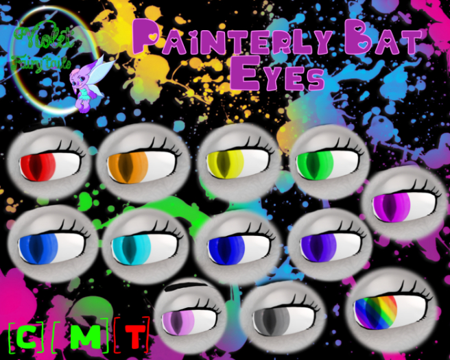 ~VF~ Painterly Bat Eyes Pony