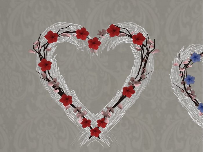 Dreamy Heart Flower/Red