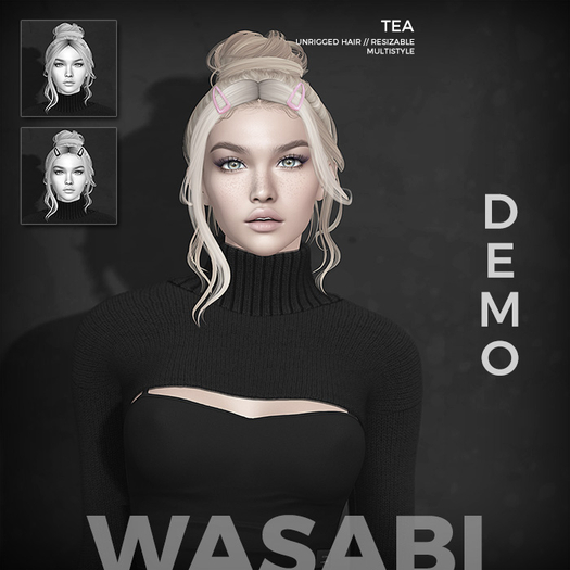 Wasabi // Tea Mesh Hair - Demo