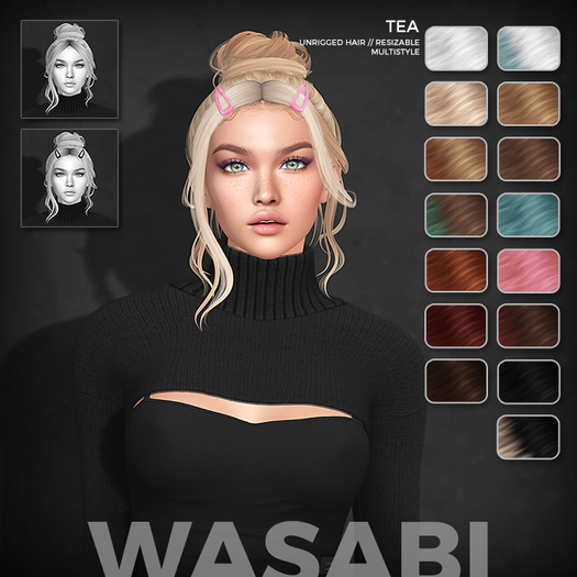Wasabi // Tea Mesh Hair - Basics