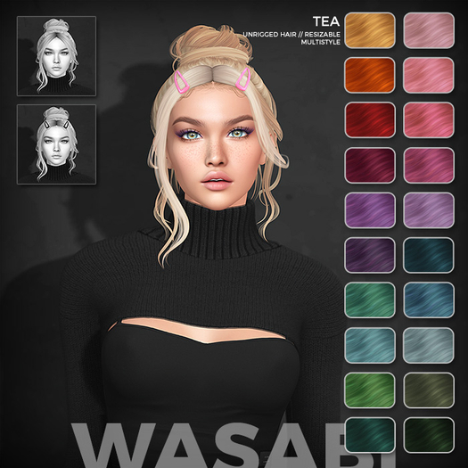 Wasabi // Tea Mesh Hair - Fireworks