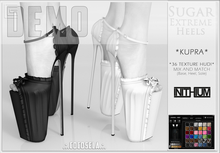 .:.COCOSELA.:. Sugar Extreme Heels DEMO (Inithium KUPRA)