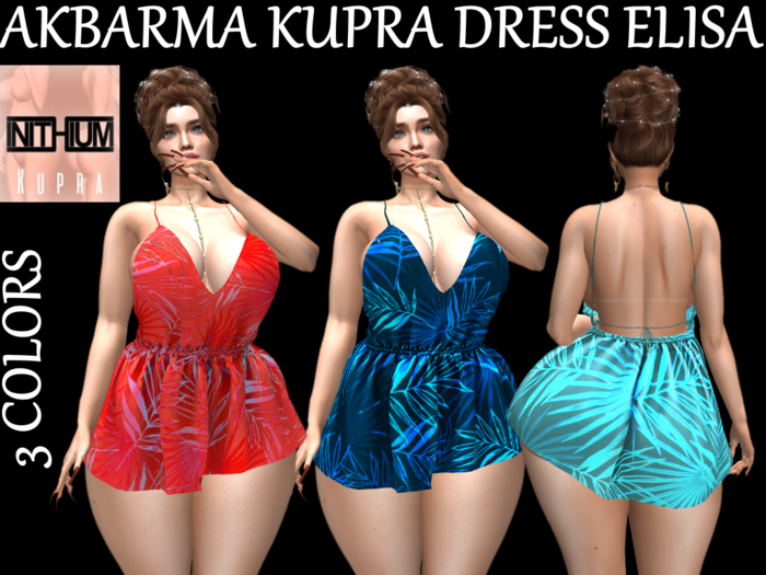 AKBARMA KUPRA DRESS ELISA