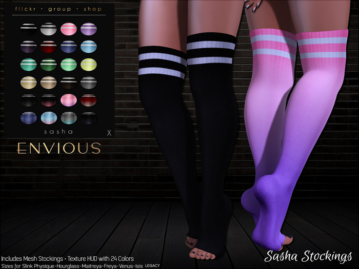 Womens Stockings - Envious - Sasha Stockings *NOW WITH LEGACY*