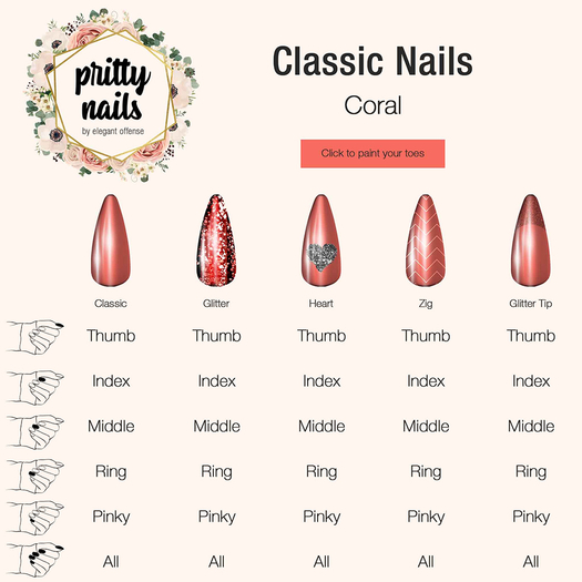 EO PrittyNails: Coral Applier for Mesh Nails {add}