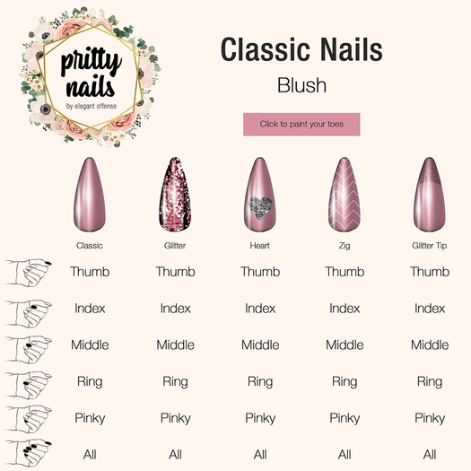 EO PrittyNails: Blush Applier for Mesh Nails {add}