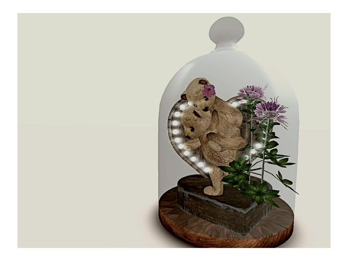 [AE] Gift Shop- Glass Encased Bear Essentials Collection  3