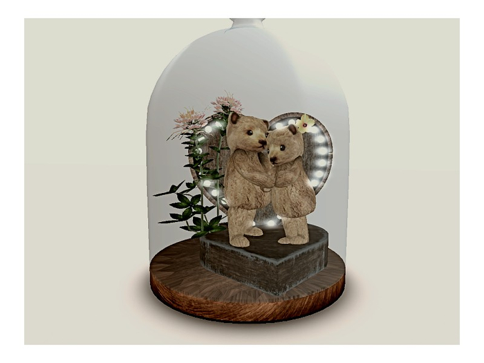 [AE] Gift Shop- Glass Encased Bear Essentials Collection  2